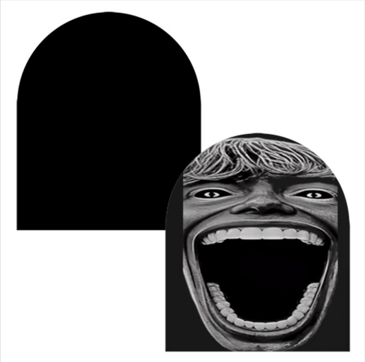 Vollkopf-Maske mit 3D-Gesichtsdruck – „67“ Design